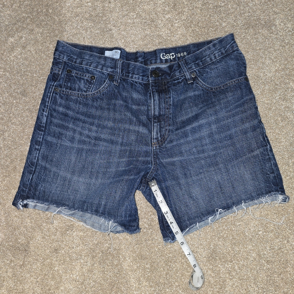 GAP Women's Dark Blue Jean Shorts